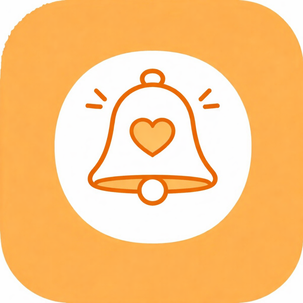 Bell with heart