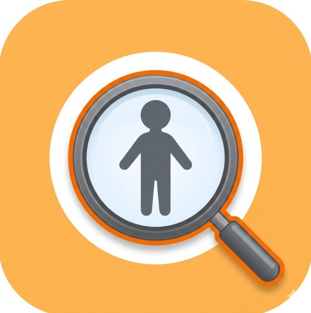 Magnifier on person